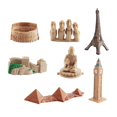 thumbnail image 2 of lionlar 7x Kit de Modèles de Bâtiments Figurines Ornement Collection Kits de Modèles Architecture pour, 2 of 9