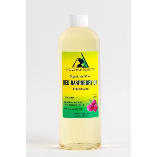 Red raspberry seed oil refined organic carrier cold pressed 100% pure 64 oz