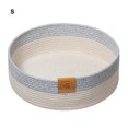 thumbnail image 4 of kurtrusly Nid pour Chats avec Panier Tissé et Lit à Gratter, Lit pour Chat, Nid Rond Gris 35cm, 4 of 6