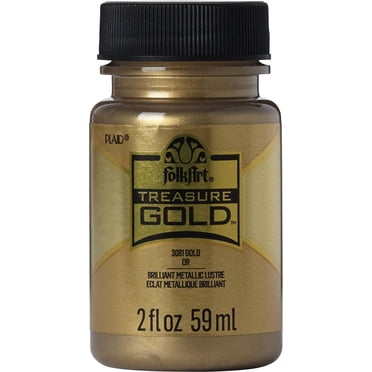FolkArt Treasure Gold Acrylic Paint, Gold