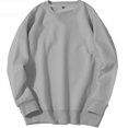 thumbnail image 2 of RXIRUCGD Chandail de Sport pour Homme à Col Rond, Chandail Molletonné à Enfiler à Manches Longues, Chandail à Capuchon Uni, Gris, Taille : M, 2 of 3