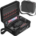 thumbnail image 1 of Switch 2 Carry Case Compatible with Nintendo Switch 2,with Games Cartridges Waterproof and Dustproof Travel Case for Switch 2 Accessories,with Handles and Shoulder Straps Gray, 1 of 7