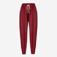 thumbnail image 3 of Amzcrzy Womens Sweatpants 2025 Spring Fall Fashion Elastic Waist Drawstring Sports Pants Loose Plus Size Breathable Versatile Sweatpants with Pockets, 3 of 3