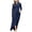 Dark Blue#women's denim shirt dresses, variant on FAVIPT Vacation Dresses for Women 2025 3/4 Sleeve V Neck Lapel Maxi Dress Button Down Plain Denim Dresses Ankle Length Summer Dress with Pockets Light Blue,XL