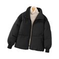 thumbnail image 1 of Redempat Winter Essential Comfortable And Warm Women S Puffer Jacket Easy To Clean Stylish And Fashionable black L, 1 of 6