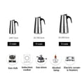 thumbnail image 4 of Cafetière Espresso en Acier Inoxydable pour Cuisinière Percolateur Italien, 4 of 9