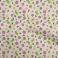 thumbnail image 1 of oneOone Jersey de Coton Beige Tissu Automne Matière de Robe Tissu Imprimé Tissu au Mètre 58 Pouces de Large, 1 of 4