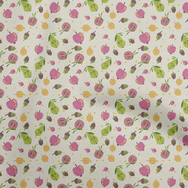 oneOone Jersey de Coton Beige Tissu Automne Matière de Robe Tissu Imprimé Tissu au Mètre 58 Pouces de Large