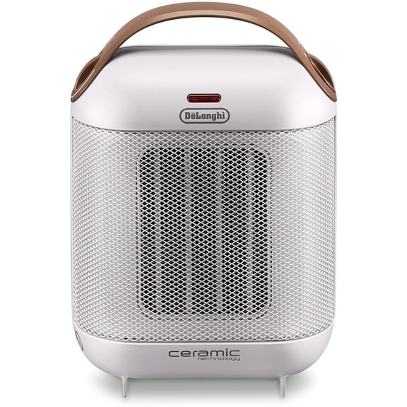 DeLonghi Capsule Ceramic Heater - White