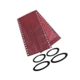 thumbnail image 2 of recliner Replacement Fabric Waterproof Replacement Fabric for Chairs Cover Lawn Back Yard Red Flower + Rope, 2 of 7