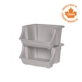 thumbnail image 1 of Neatfreak Kids empilable bac de rangement, Paquet de 2, 1 of 8