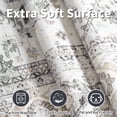 thumbnail image 4 of SIXHOME 8'x10' Area Rugs for Living Room Washable Rug Vintage Medallion Living Room Rug Distressed Soft Carpet Large Area Rugs for Bedroom Dinning Room Office Indoor Retro Home Decor Light Gray, 4 of 5