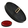 thumbnail image 3 of Allume 10Pcs 56mm Bicycle Bike Round Reflector Night Cycling Safety Reflective Bike Accessory Tool Red, 3 of 10
