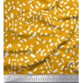 thumbnail image 1 of Soimoi Gold Rayon Fabric Cow Animal Skin Decor Fabric Printed Yard 42 Inch Wide, 1 of 3