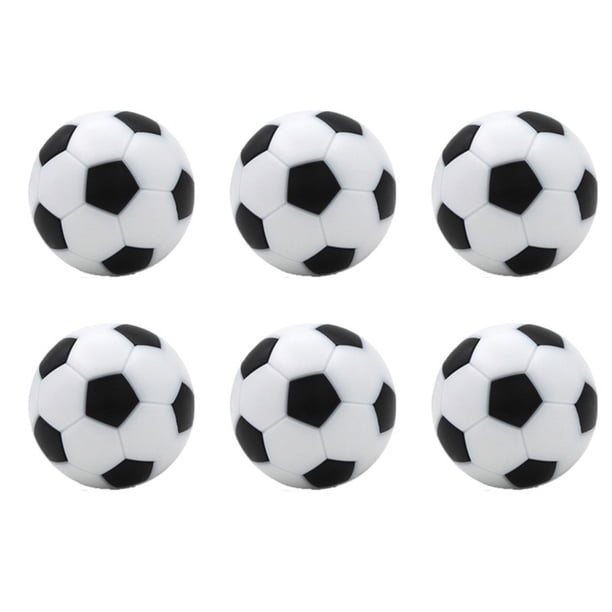 6 Balles De Baby-foot 32mm - ABS Multicolores - Jeu De Table Pour Enfants Et Adultes - Remplacement Standard - Orange, Bleu, Rouge, Noir, Vert