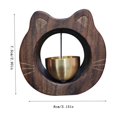 thumbnail image 2 of Birdeem Brass Wind Pendant Door Ornament, 2 of 7