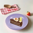 thumbnail image 4 of Vrorvz 5PCS Microwave and Dishwasher Safe Reusable Plastic Dinner Plates Set Lightweight for Kitchen and Camping Eco Friendly to Traditional Dinnerware, 4 of 8