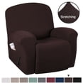 thumbnail image 1 of Housse Extensible pour Fauteuil Inclinable en Spandex Jacquard 1 Pce 2024 Bleu Marine, 1 of 7