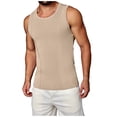 thumbnail image 2 of Styesk Tank Tops Men Men's Solid Color Fashionable Leisure Fitness Sports Slim Tank, 2 of 3