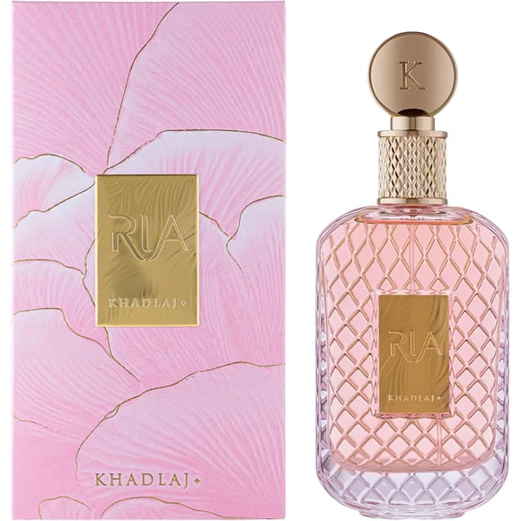 Khadlaj Ria – Fruity, Sweet, Fresh, Musky – Eau de Parfum Spray Long-Lasting Fragrance for Women, 3.4 Ounce / 100 ml