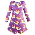 thumbnail image 1 of Girls Dress Christmas Santa Xmas Tree Jingle Bell 4 Years, 1 of 5