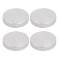thumbnail image 1 of Unique Bargains 40mmx8mm M10 Tea Table Glass Top Circle Aluminum Disc Adapter Silver Tone 4pcs, 1 of 1