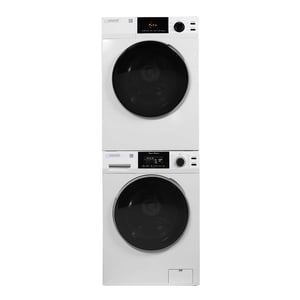 Equator STANDARD STACKABLE EW 835 18 lbs Laveuse 1,9cf + ED 870 DL Séchoir à capteur ventilé 4cf SINGLE OUTLET 110V