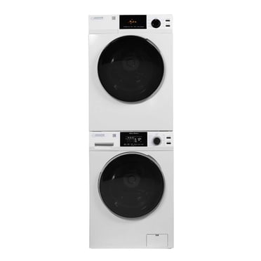 Equator STANDARD STACKABLE EW 835 18 lbs Washer 1.9cf + ED 870 DL Vented Sensor Dryer 4cf SINGLE OUTLET 110V