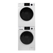 Equator 110V LAVEUSE EMPILABLE STANDARD EW 835 18 lb 1,9 pi³ + sécheuse à capteur ED 870 ventilée 4 pi³