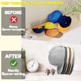Slide Films Display Rack Ngheia Hat Storage Rack, Acrylic Hat Holder Baseball Baseball Caps ...