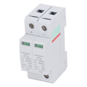 Surge Arrester Device, IP20 Modular Design Surge Protector Protective Device 1000V DC  for On Load Electrical Equipment for Photovoltaic Power Generation System