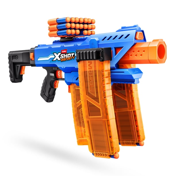 XSHOT Insanity Motorized Clip Mania (72 Darts) by Zuru - Walmart.ca
