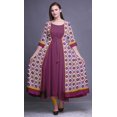 thumbnail image 2 of Bimba Kurtis Indiennes pour Femmes Tenue de Fête Anarkali Kurta Imprimée Évasée Kurti Ethnique, 2 of 6