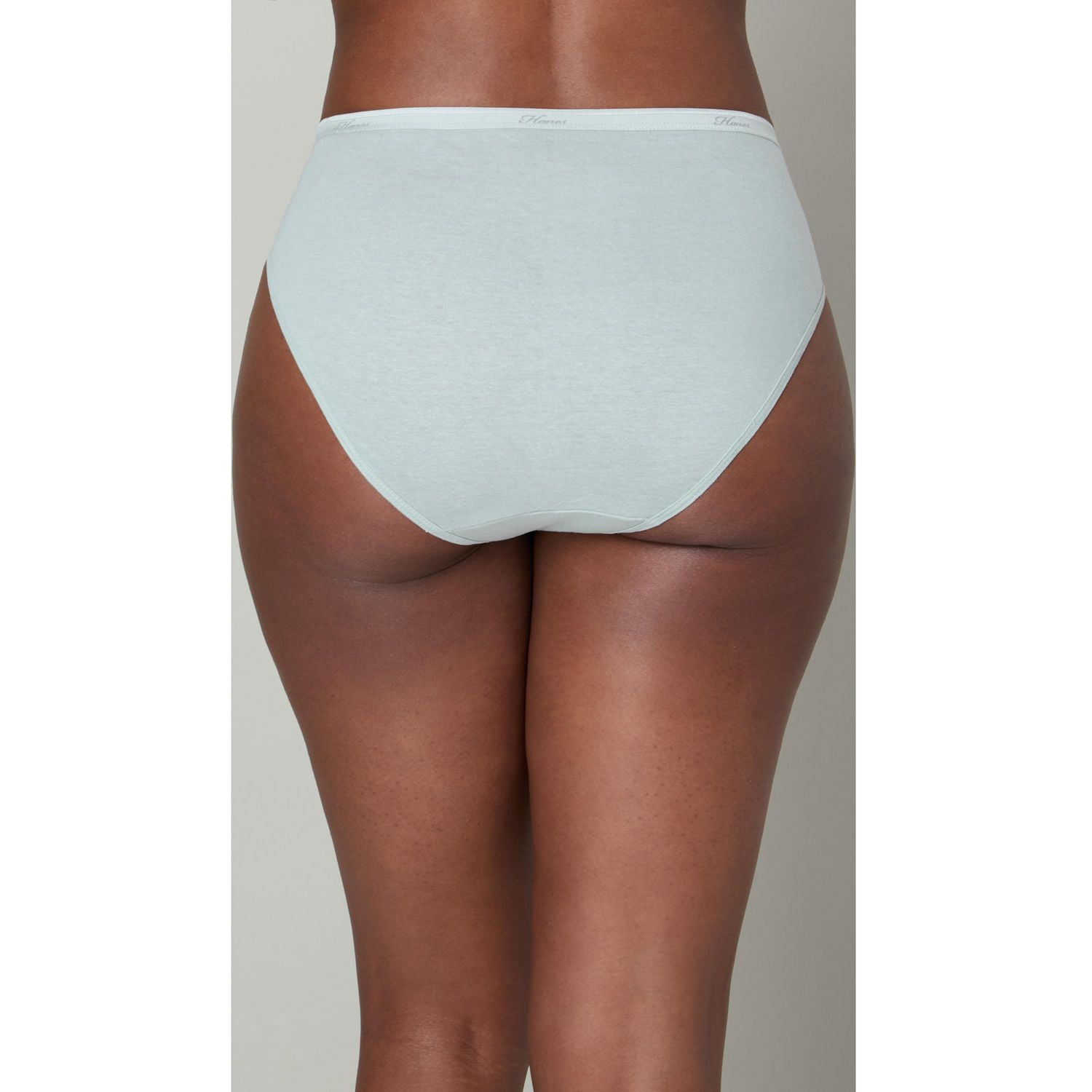 Hanes Women's 6+1 Bonus pack Hi-Cut Cotton Brief