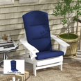 thumbnail image 2 of Outsunny Coussin de Chaise Adirondack d'Extérieur avec Attaches au Dossier, Bleu, 2 of 10
