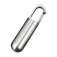 thumbnail image 1 of J21 Stainless Steel Medicine Container Sealing Waterproof Portable Mini Capsule Bottle Holder Keychain for Outdoor Travel Mini, 1 of 13