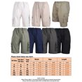 thumbnail image 5 of Tenmix Mens High-waist Cargo Shorts Solid Color Parachute Pant Straight Wide Leg Cocktail Sweatpants Drawstring Bottoms Black M, 5 of 5