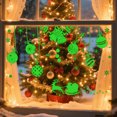 thumbnail image 4 of Christmas Window Stickers Light Up In The Dark Snowflake Design 30 cm x 20 cm PVC Reusable Electrostatic Adhesive Decorations, 4 of 6