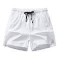 thumbnail image 1 of AherBiu Plus Size Men's Shorts Athletic Drawstring Elastic Waist Running Shorts Quick Drying Workout Gym Shorts, 1 of 2