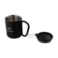 thumbnail image 4 of Portable Carabiner Hook Handle Mug With Lid Outdoor Travel Coffee Mug Camping Hiking Cup Lightweight Stainless Steel Mug Parts, 4 of 11