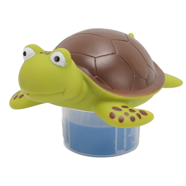 Pool Cl Floater Dispenser Inflatable, Adjustable Sturdy Cute Animal Design, Easily Refillable for Swimming Pool Hot Tub SPA, Made of Premium PVC Material