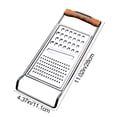 thumbnail image 4 of pstuiky Stainless Steel Grater Foldable & Double-Sided Multi-Functional Kitchen Tool for Potatoes, Cheese, Zesting 8.46X3.54 Inch Rust-Resistant, Easy to Clean & Store, 4 of 7