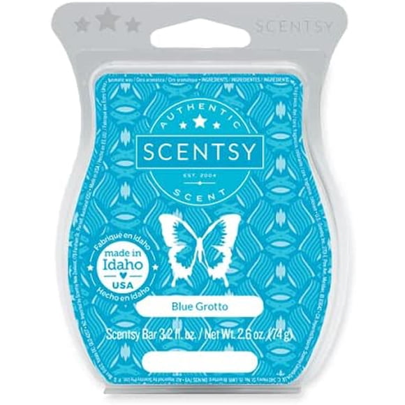 Scentsy Wax Bar Home Fragrance Multiple Choice of Aroma Type (Blue Grotto)
