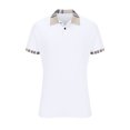 thumbnail image 3 of Lolmot Chemise Blouse pour Homme Décontractée à Rayures Imprimées à Boutons à Manches Courtes à Col Rabattu, 3 of 5