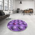 thumbnail image 4 of Ahgly Tapis Rectangulaire Lavable en Machine Intérieur Transitionnel Heliotrope Violet, 4 Pieds x 6 Pieds, 4 of 7