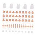 thumbnail image 1 of koolsoo Air Cutter Consommables Électrodes Embouts Buse pour K50 K60 Torche de Coupe 60pcs, 1 of 1