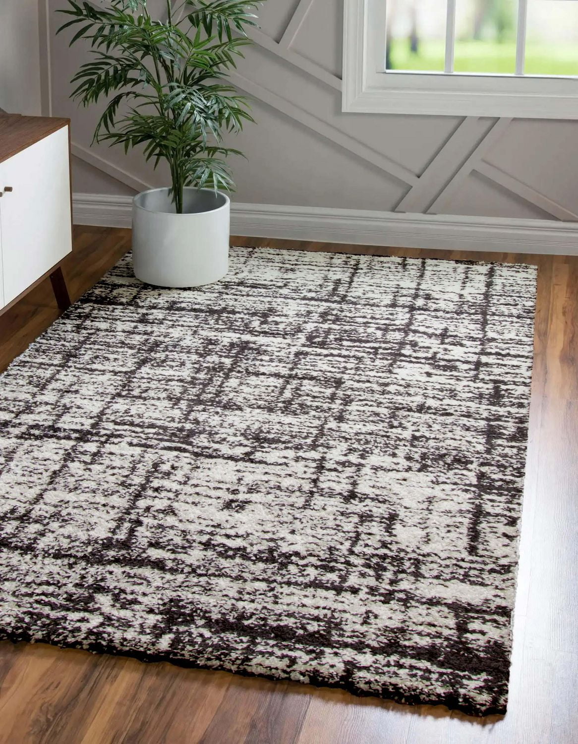 ECARPET Colton Contemporary/Modern, Plush & Shags Area Rug for Living Room, Bedroom, Dining Entrance, Hallway and More.