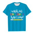 thumbnail image 4 of TZEWGL T-Shirts pour Nouveau-Né Saison de Rentrée Imprimé Manches Courtes Col Rond Vêtements pour Bébés Taille 9-10T, 4 of 4