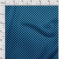 thumbnail image 3 of oneOone Cotton Cambric Blue Fabric Check Craft Projects Decor Fabric Printed By The Yard 42 Inch Wide, 3 of 4