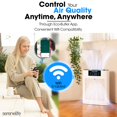 thumbnail image 3 of SereneLife HEPA Air Purifier for Home &acirc; Smart WiFi & App Control, Ultra-Quiet Air Purifier for Bedrooms & Large Rooms, Removes Dust, Pet Hair & Od, 3 of 7